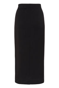 InWear TriIW Vincent Black Knot Tie Modal Tube Skirt