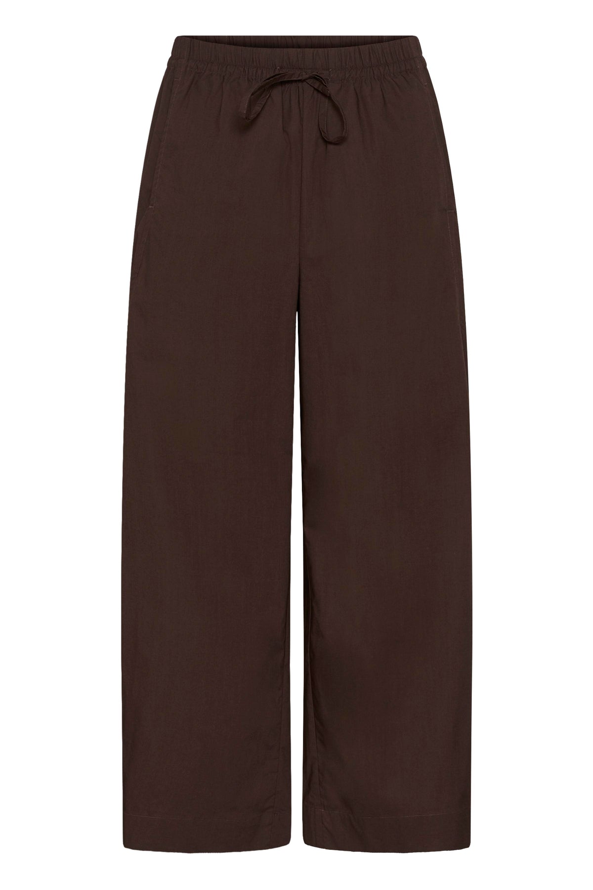 InWear Raven Coffee Bean Poplin Barrel Leg Trousers, 30112504