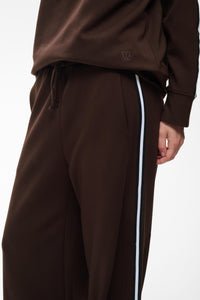 InWear Aggie Vincent Modal Chocolate Brown Wide Leg Joggers