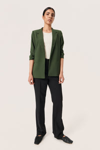 Soaked in Luxury Shirley Kombu Green Blazer, 30403608