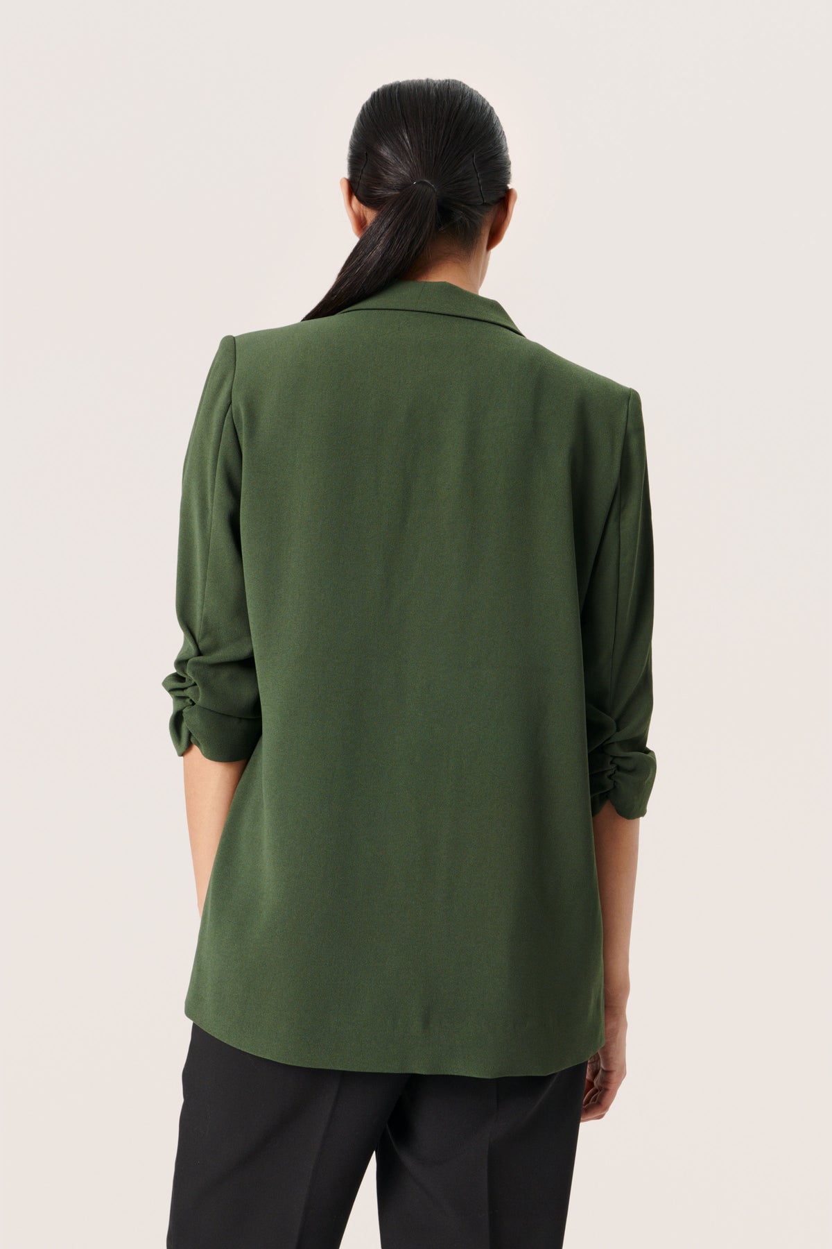 Soaked in Luxury Shirley Kombu Green Blazer, 30403608