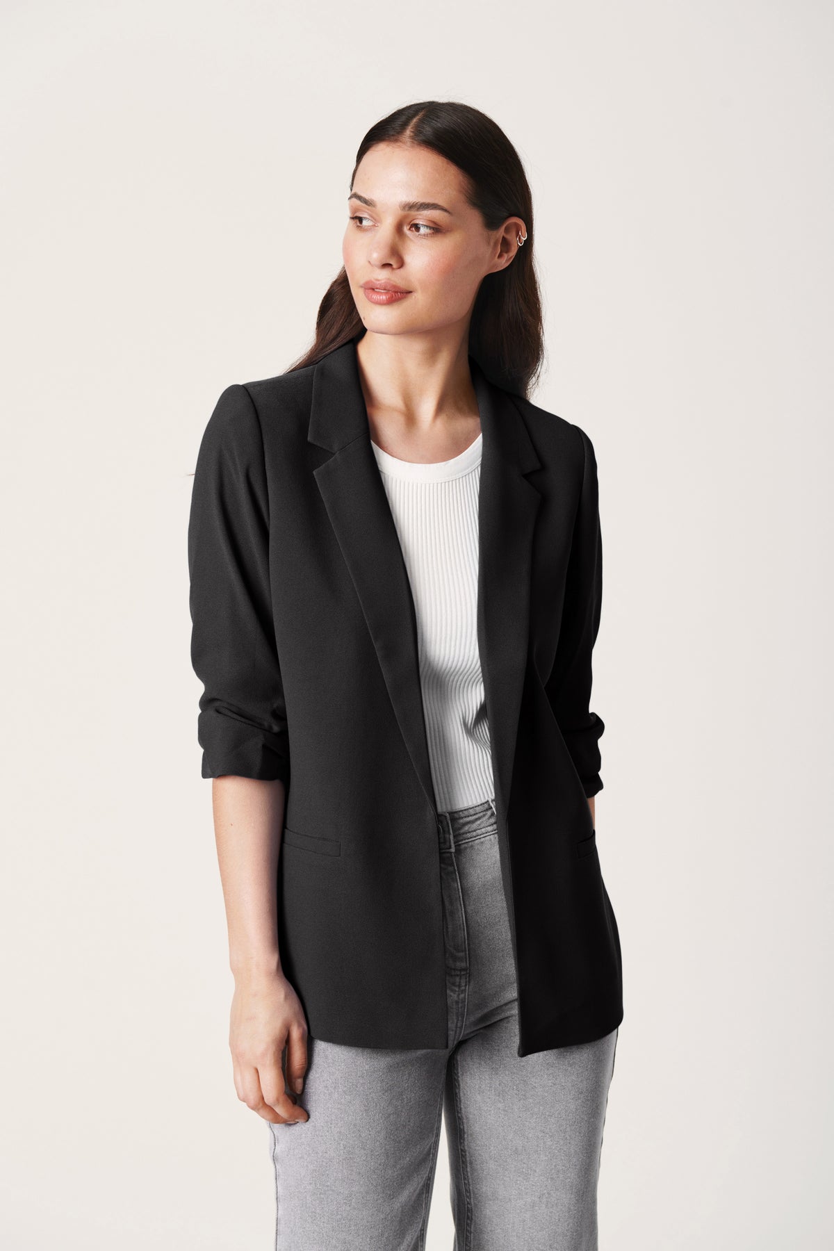 Soaked in Luxury Shirley Black Blazer, 30403608