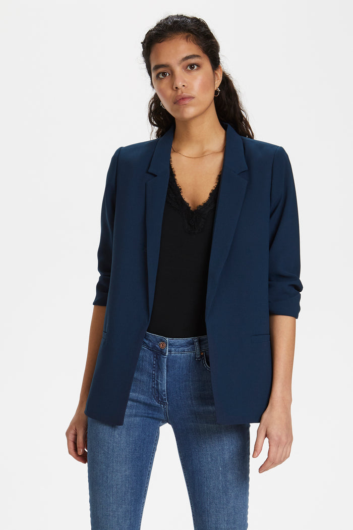 Soaked in Luxury Navy Shirley Blazer, 30403608