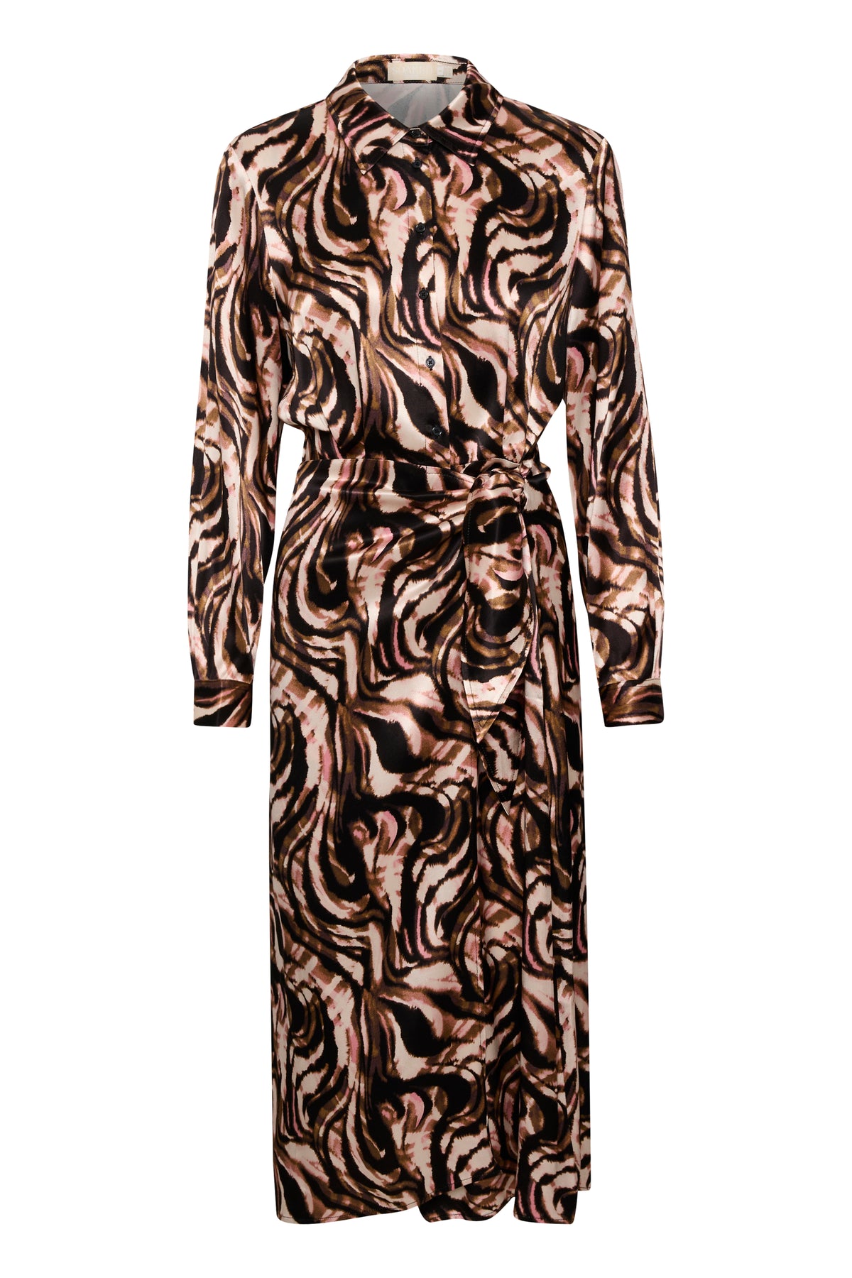 Soaked in Luxury Leighton Hot Fudge Swirl Midi Dress, 30406967