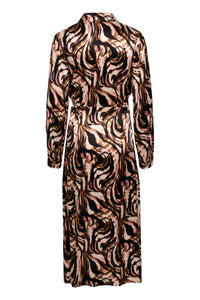 Soaked in Luxury Leighton Hot Fudge Swirl Midi Dress, 30406967