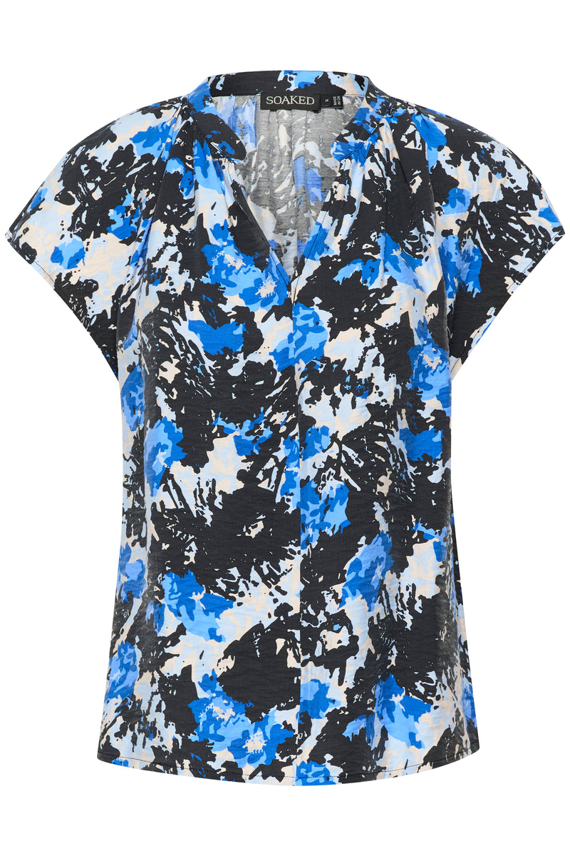 Soaked in Luxury Nicasia Marian Beaucoup Ditzy Flower Print Blouse, 30407208