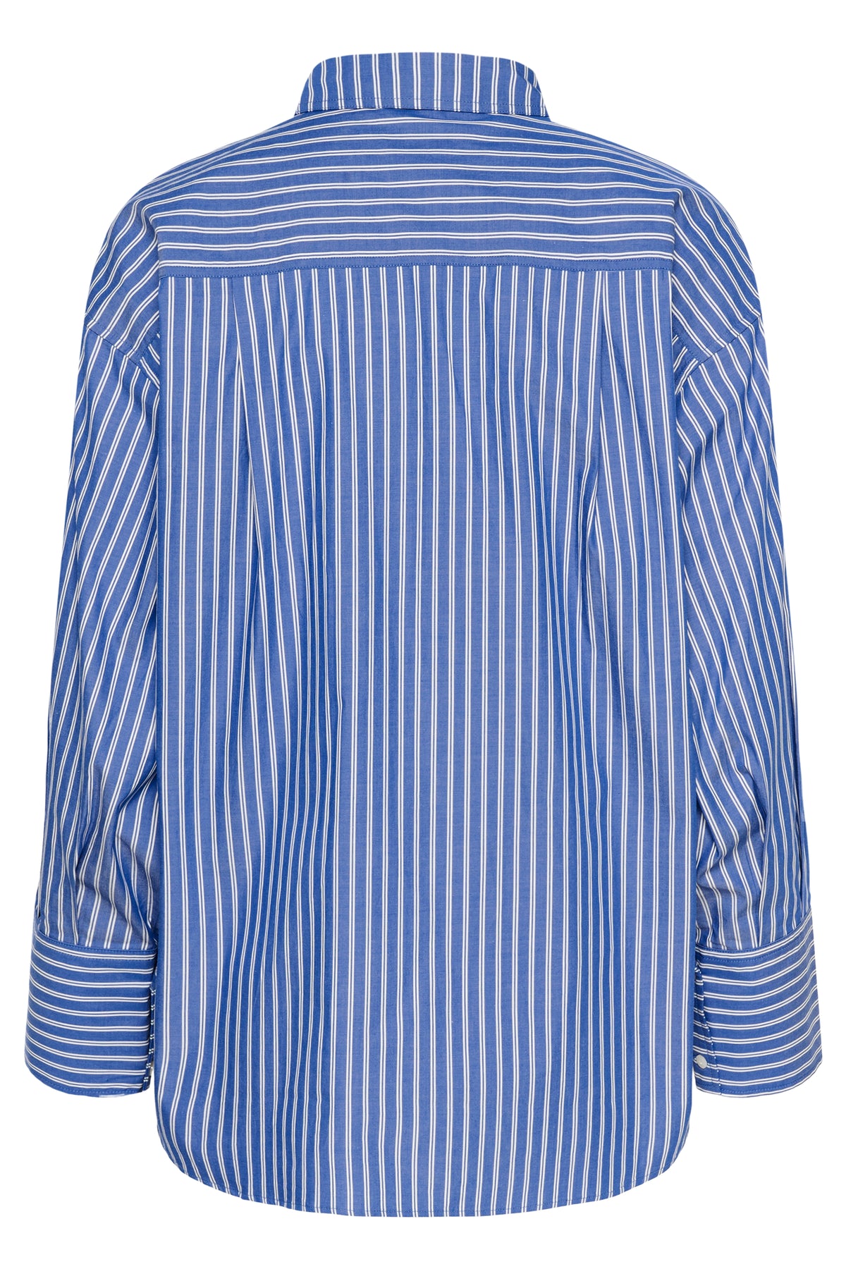 Soaked in Luxury SLCalken Blue Stripe Oversized Shirt, 30408906