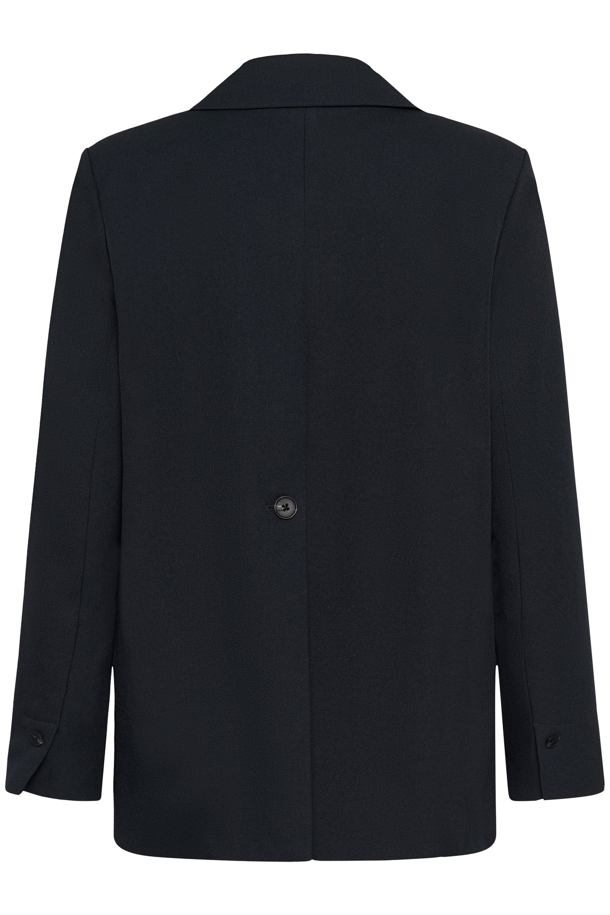 Soaked in Luxury SLLilu Salute Navy Single Breasted Blazer with Slit Detailing, 30408932