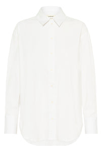 Soaked in Luxury SLNoelle Poplin Bright White Layering Shirt, 30409104