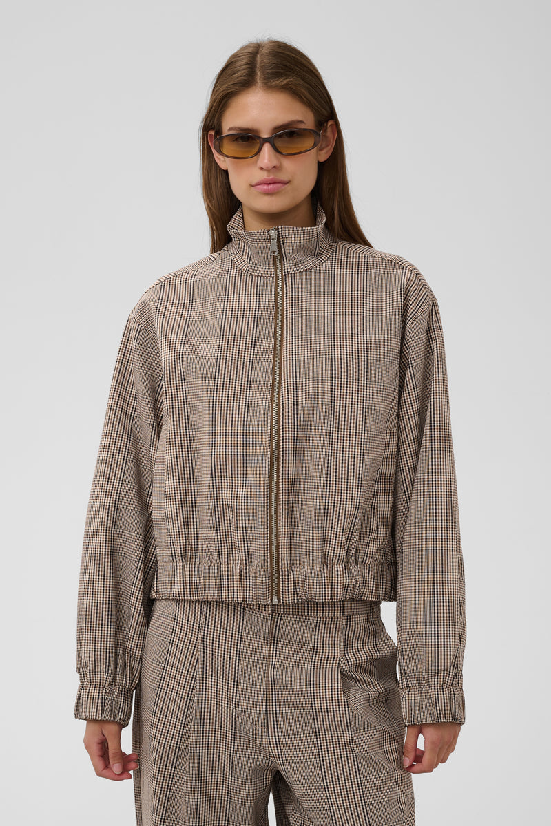 Soaked in Luxury SLKinabalu Check Bomber Jacket, 30409597