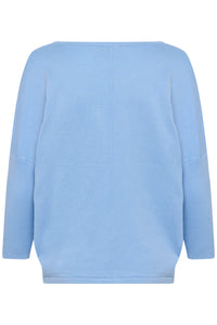 Saint Tropez Mila Kentucky Blue Round Neck Knit, 30500003