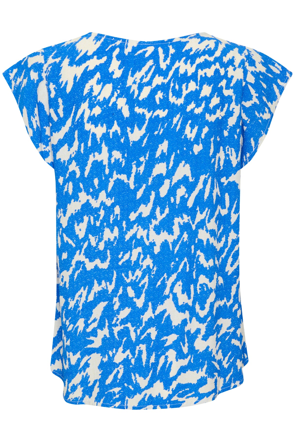 Saint Tropez Blanca Adele Surf Blue Printed Blouse, 30510403