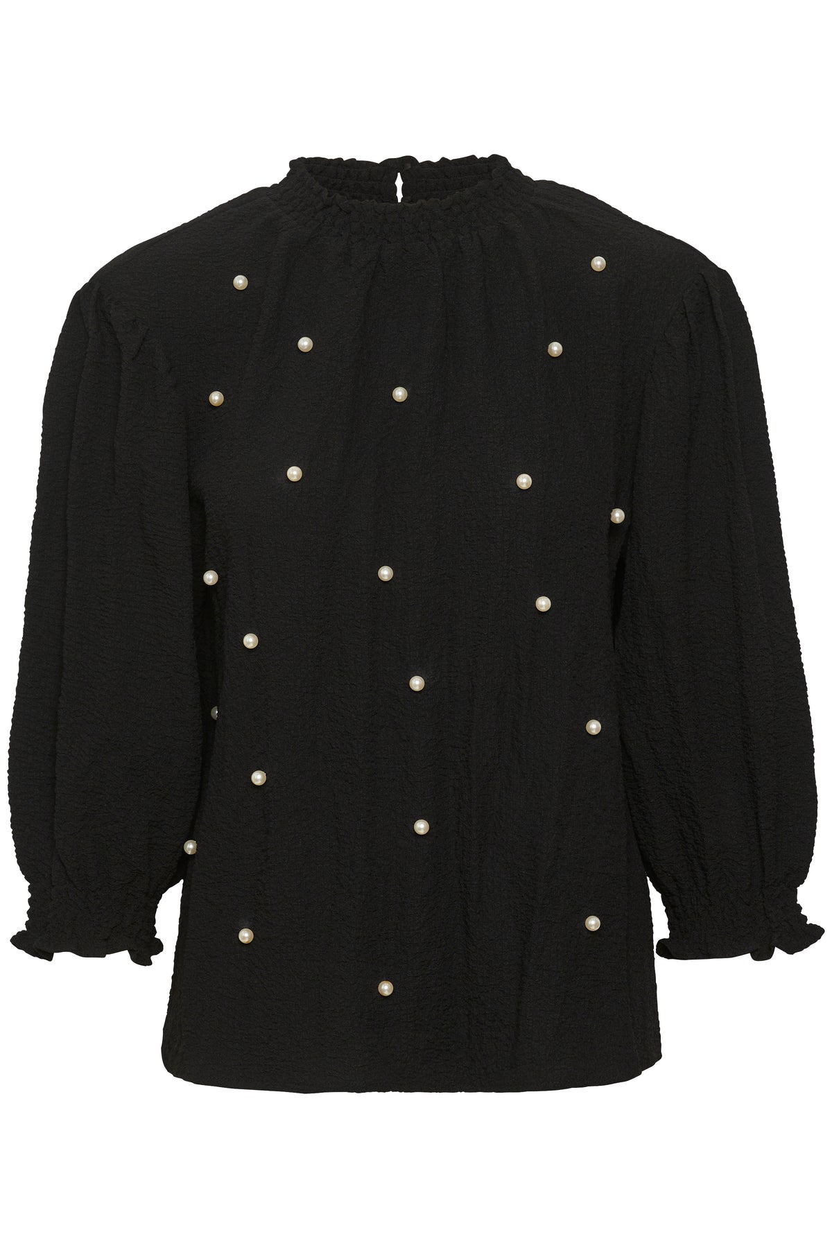 Saint Tropez Benia Black Pearl Blouse, 30512909