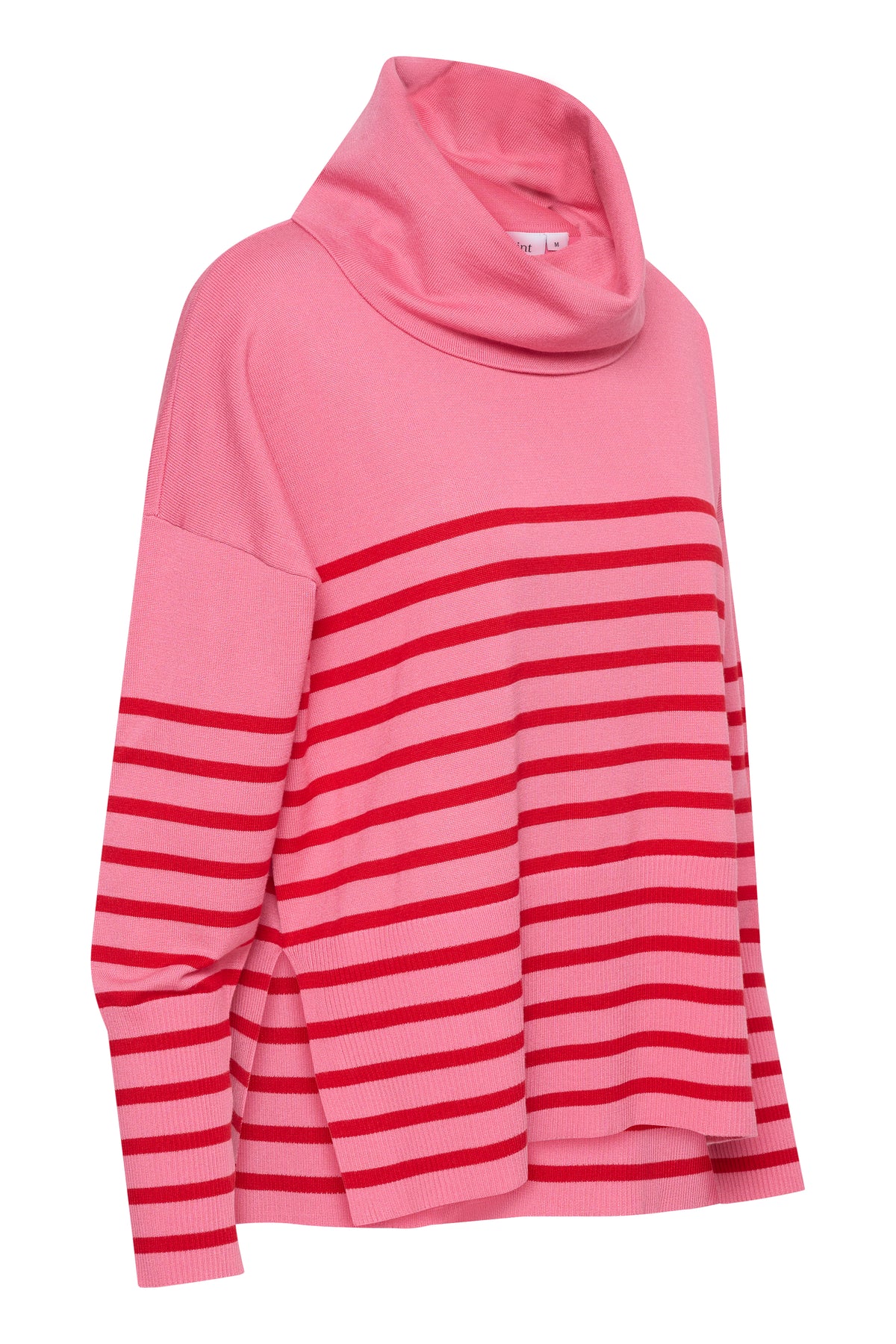 Saint Tropez Grila Chateau Rose Striped Cowlneck Knit, 30513447