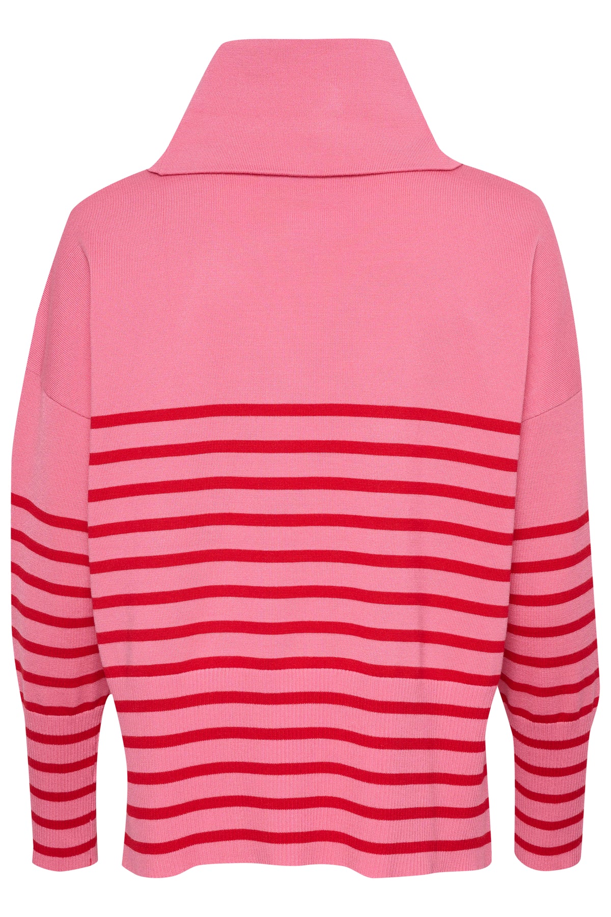 Saint Tropez Grila Chateau Rose Striped Cowlneck Knit, 30513447