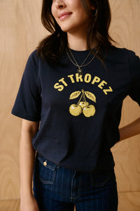 Saint Tropez Octavia Night Sky 'StTropez' Logo T-Shirt