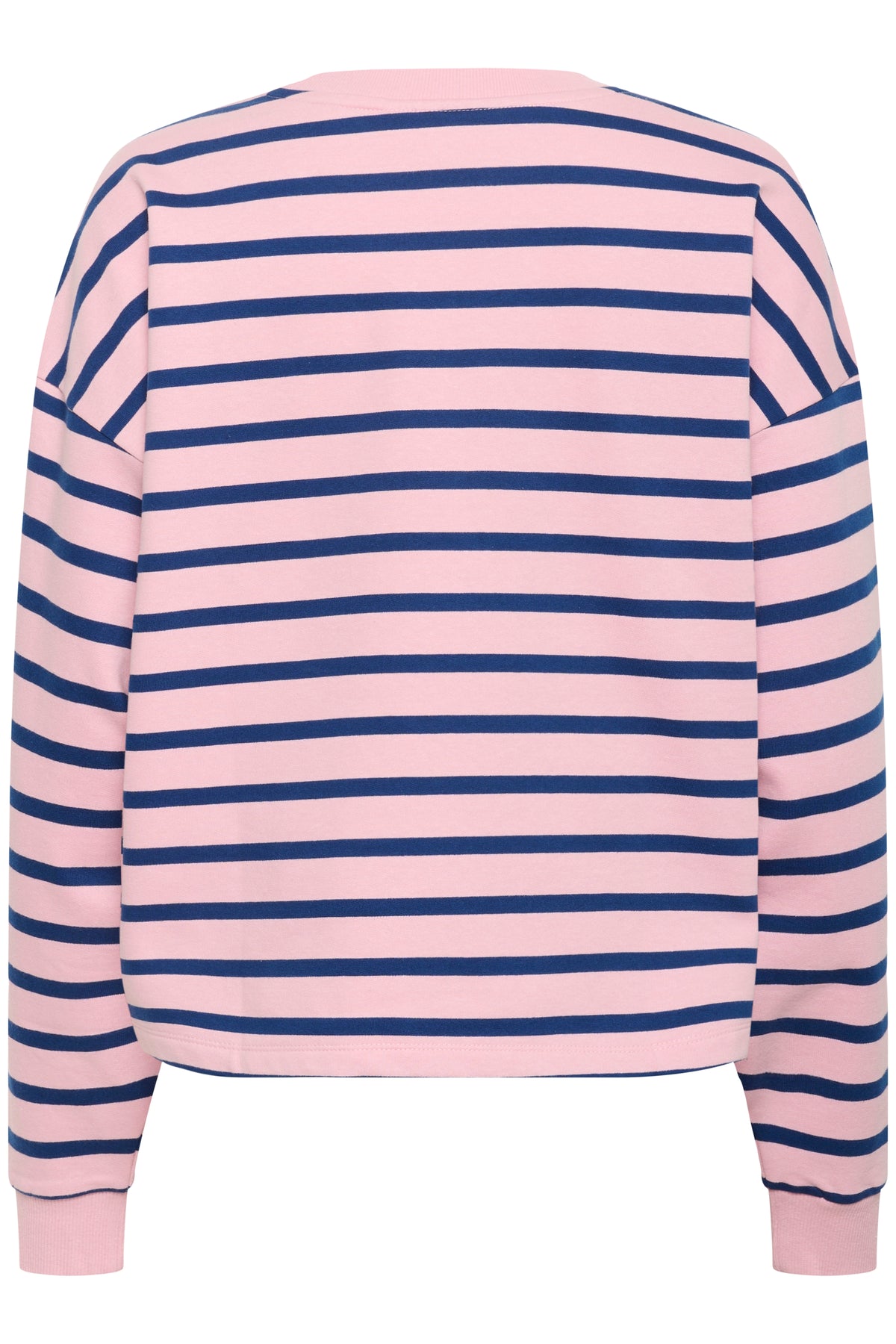 Saint Tropez Osiria Pink Nectar Striped Fleece Lined Sweatshirt, 30514808
