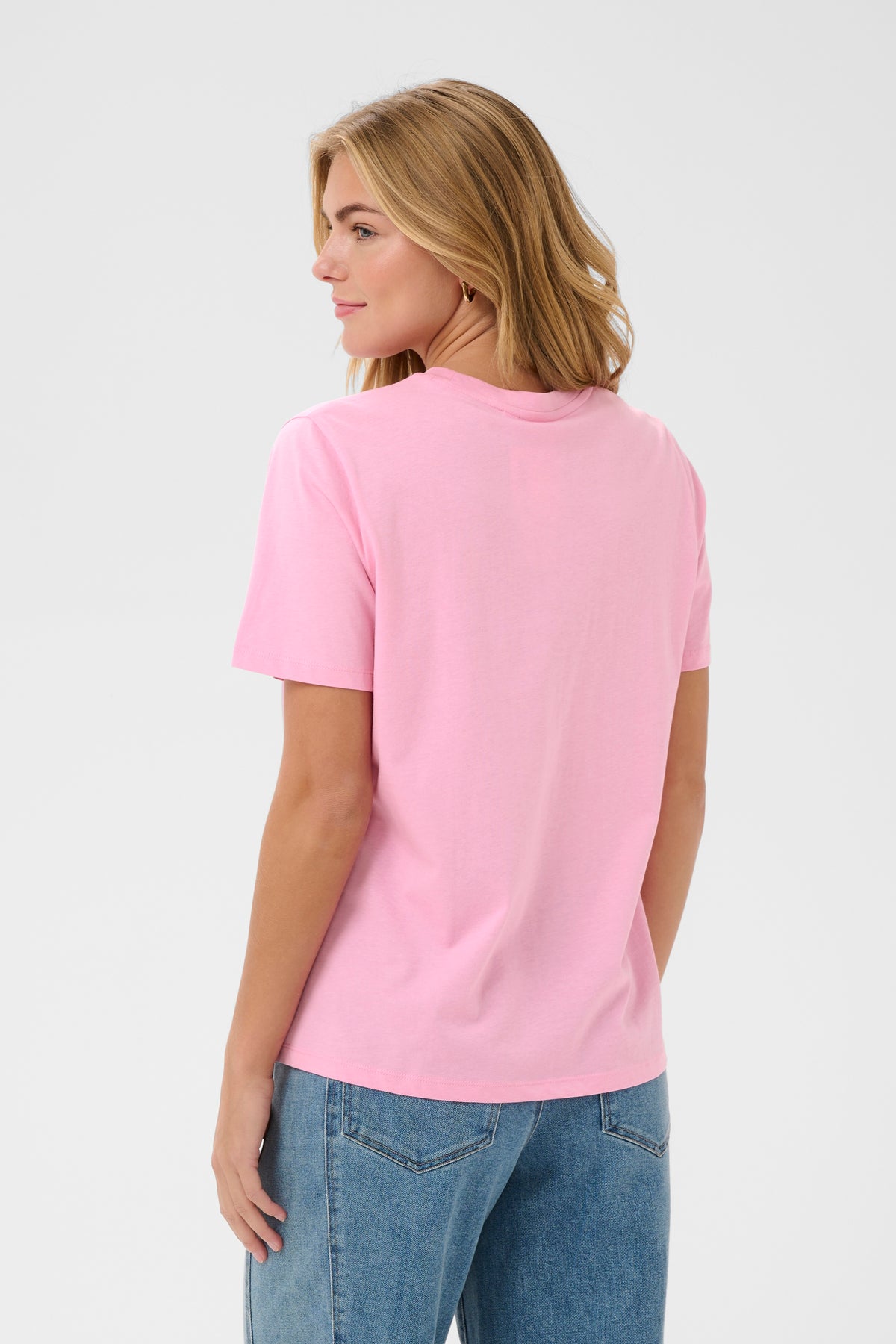 Saint Tropez Pextan Bonbon Pink Heart Logo T-Shirt, 30514917