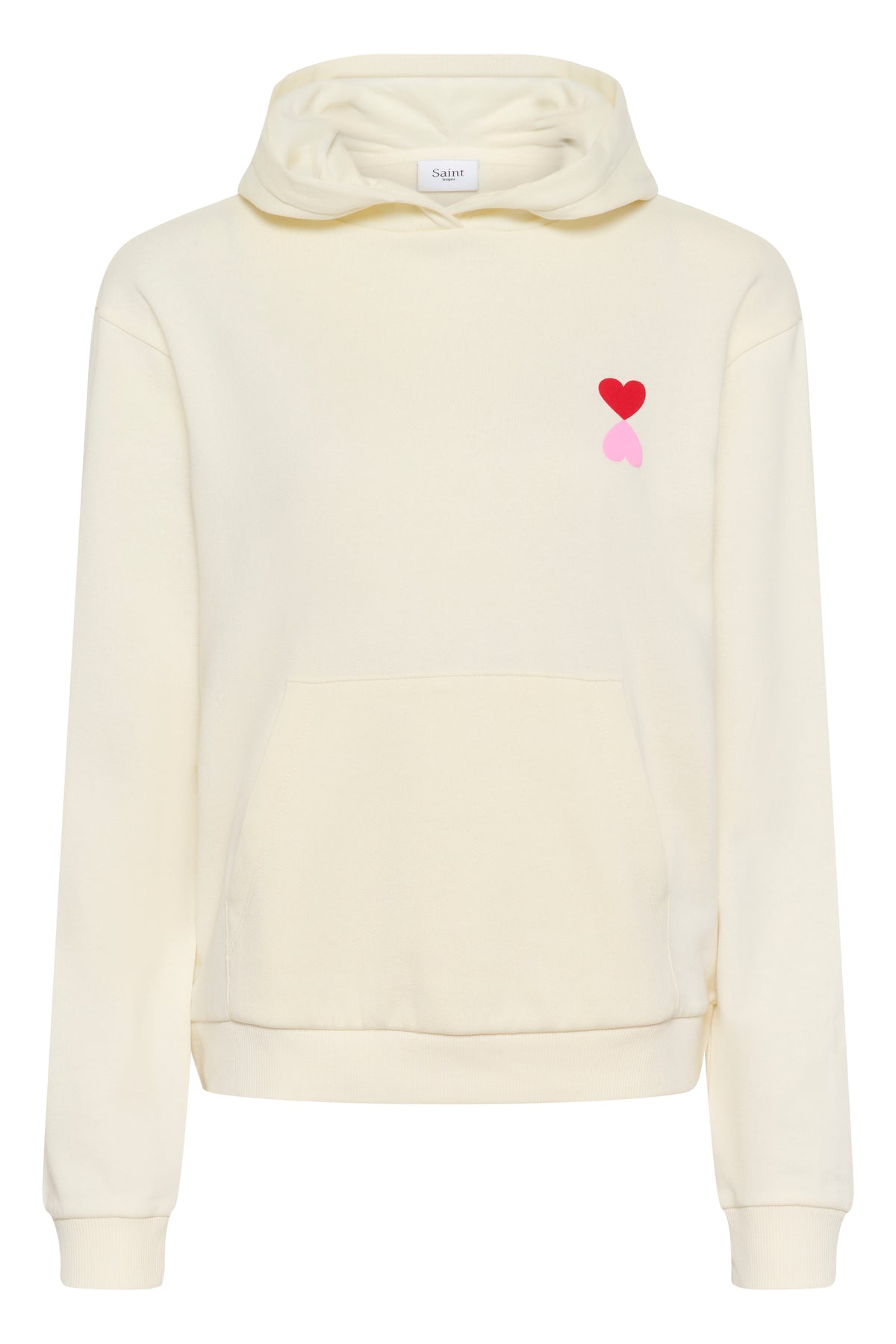 Saint Tropez Pixilina Baby's Breath Fleece Lined Logo Back Print Hoodie, 30514918