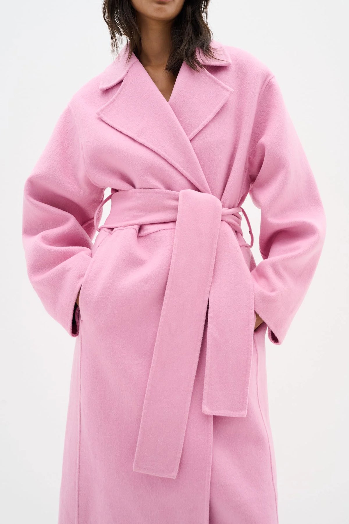 InWear Tilla Cashmere Rose Oversized Long Coat