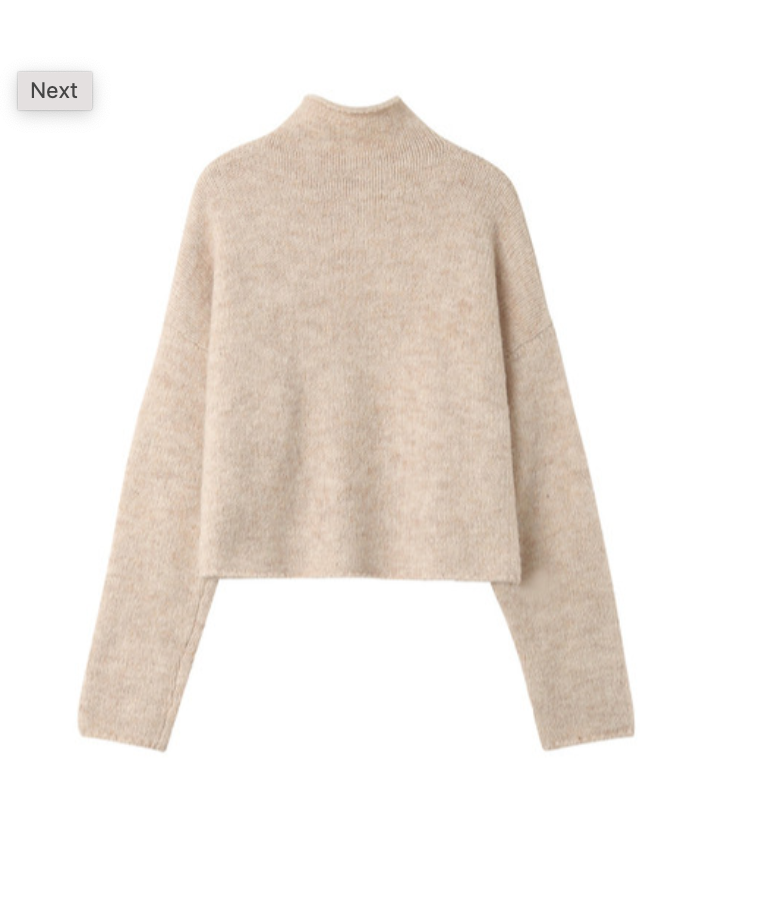 Grace & Mila Nassim Beige Knitted Jumper