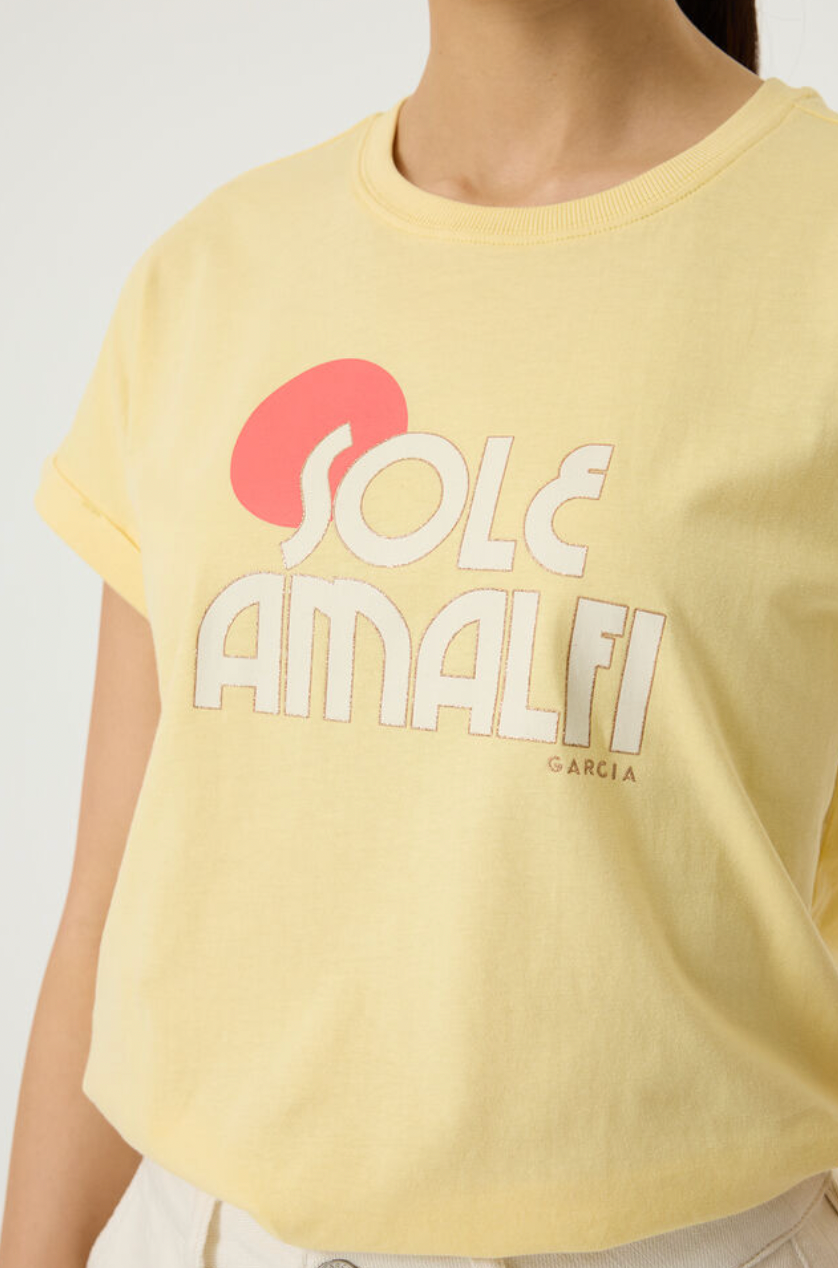 Garcia Lush Lemon Ultimate Basic 'ALMAFI' T-Shirt, Q260001