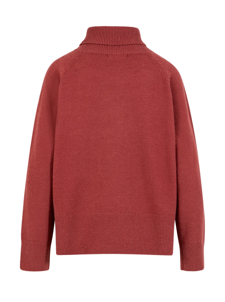 Coster Copenhagen Warm Blush Cowl Neck Longline Knit, 264-2418 