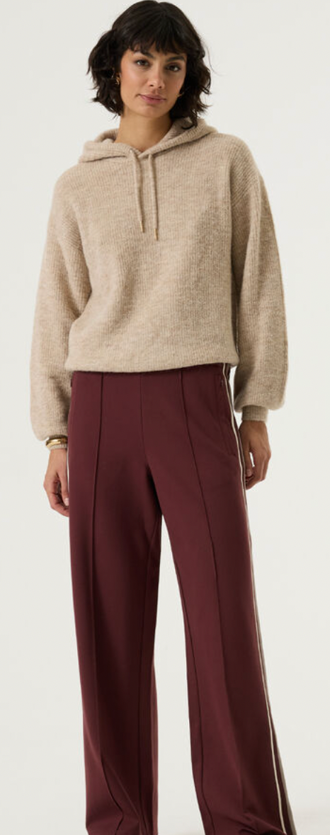 Garcia Winter Beige Supersoft Cosy Knitted Hoodie, V260245