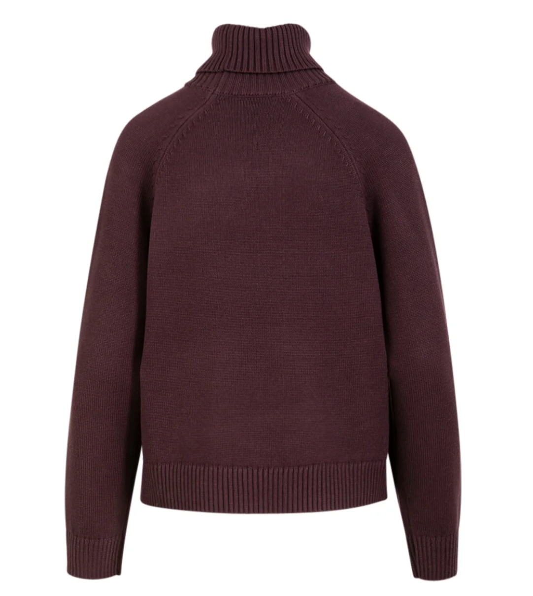 Coster Copenhagen Bordeaux Cowl Neck Knit