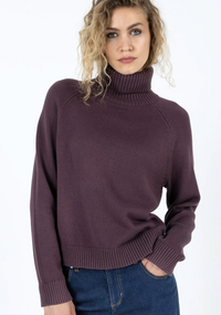 Coster Copenhagen Bordeaux Cowl Neck Knit