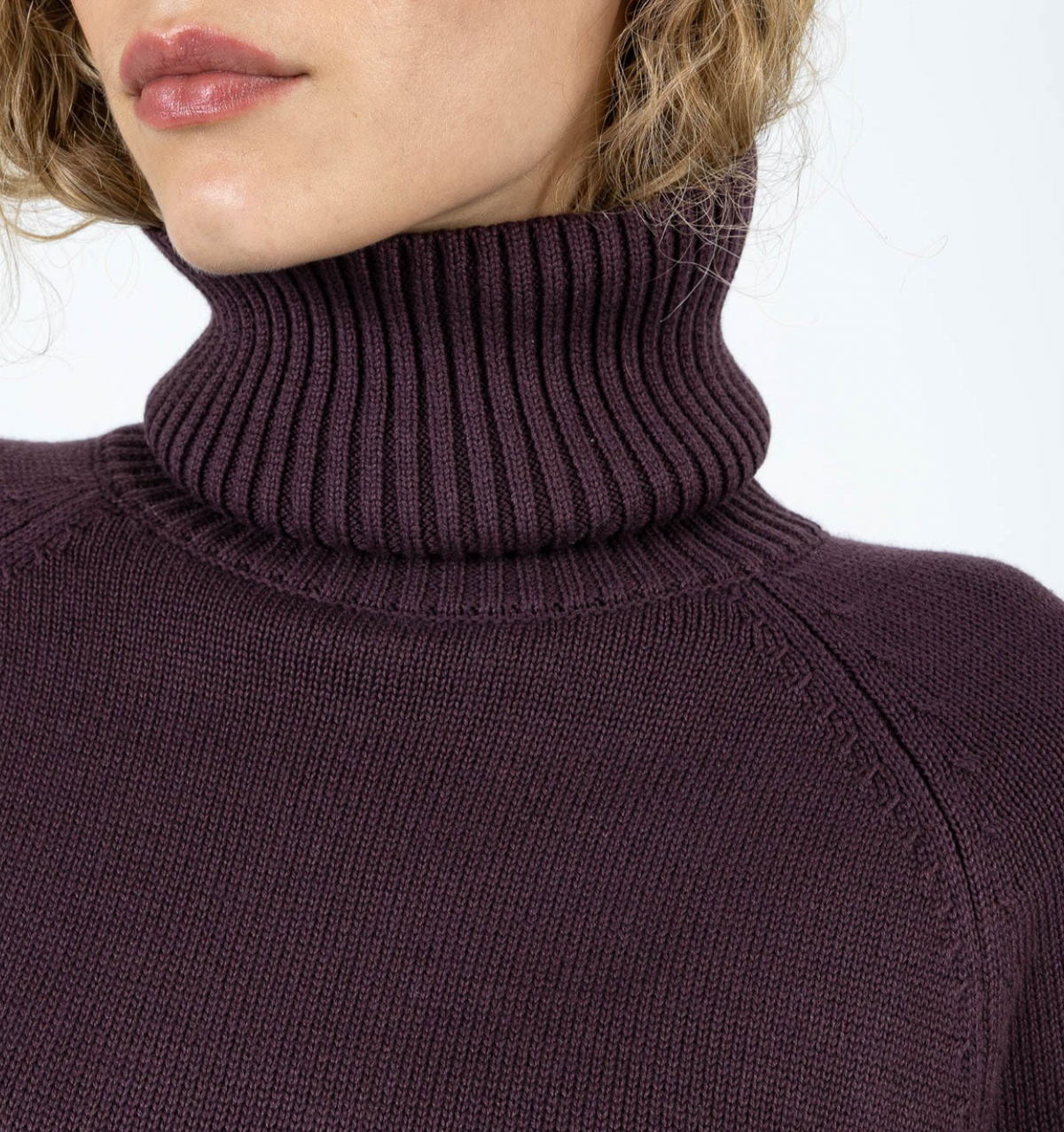 Coster Copenhagen Bordeaux Cowl Neck Knit