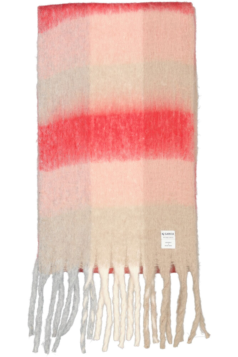 Garcia True Red Supersoft Check Scarf