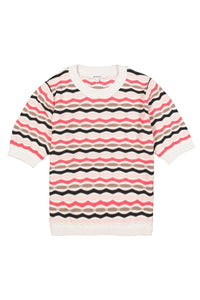 Garcia Soft Taupe/Pink Printed Knit, N260241