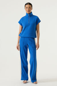 Garcia Summer Cobalt Half Zip Sports Luxe Top, O260062