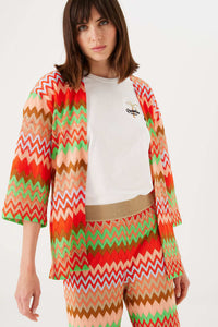 Garcia Emberglow Multi Printed Cardigan, P40244