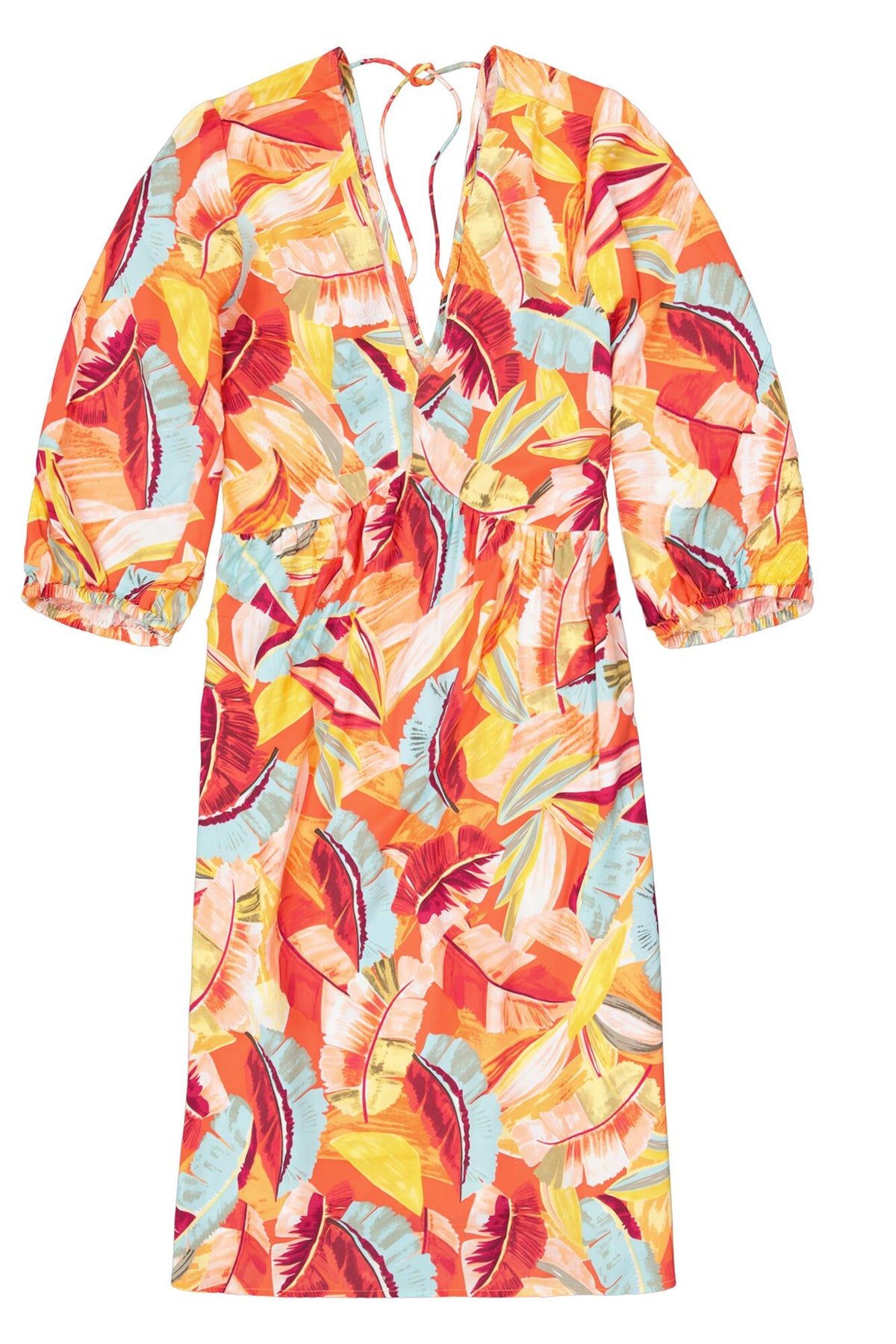 Garcia Papaya Punch V-Neck Smock Dress, R40282