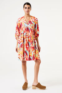 Garcia Papaya Punch V-Neck Smock Dress, R40282