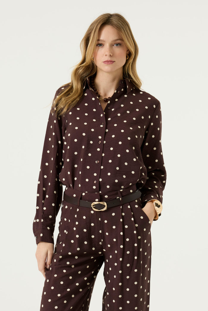 Garcia Hazel Bloom Polka Dot Shirt, U260031