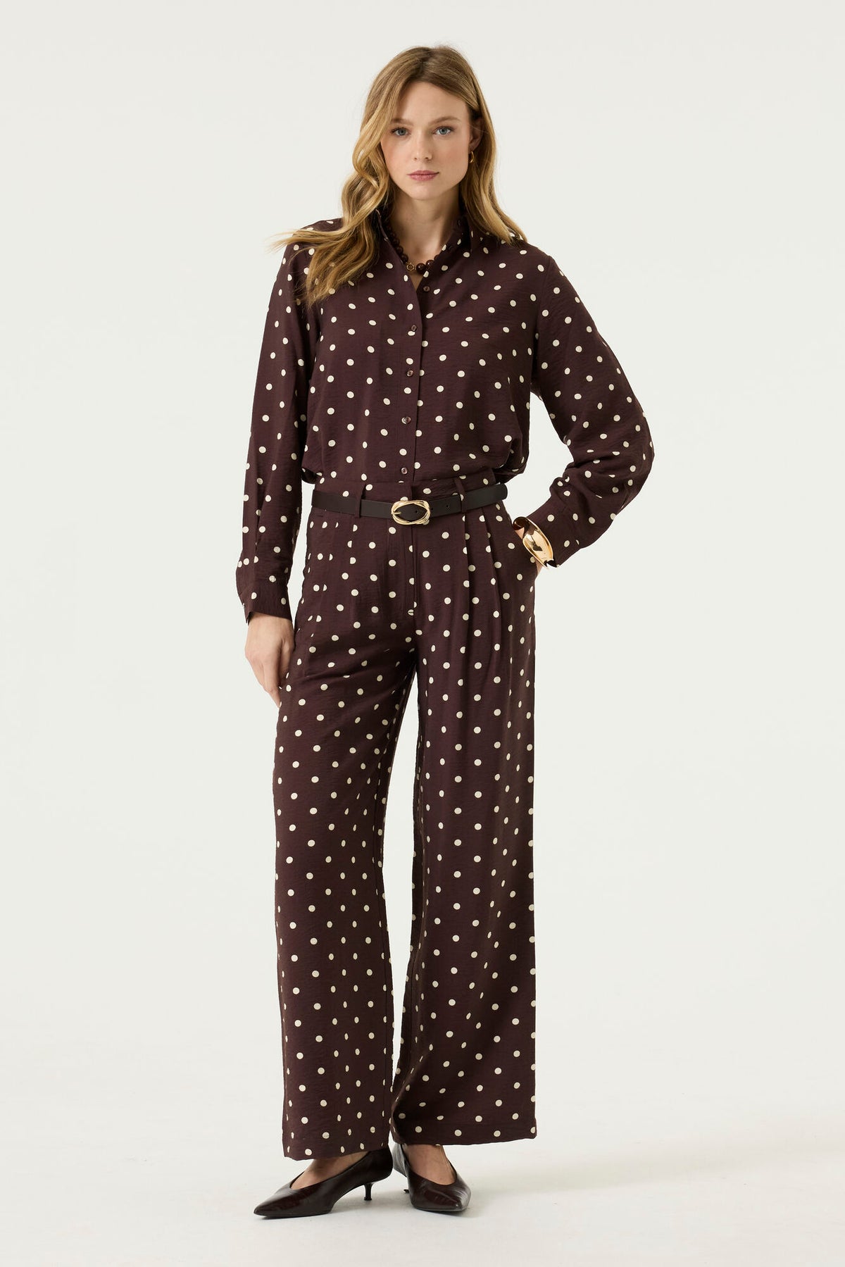 Garcia Hazel Bloom Polka Dot Shirt, U260031